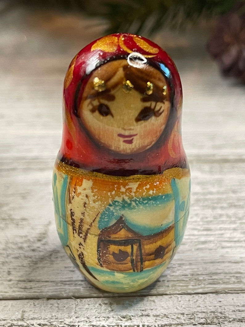 Thumbnail: Matryoshka "Little Matron" Dolls Set of Five Russian