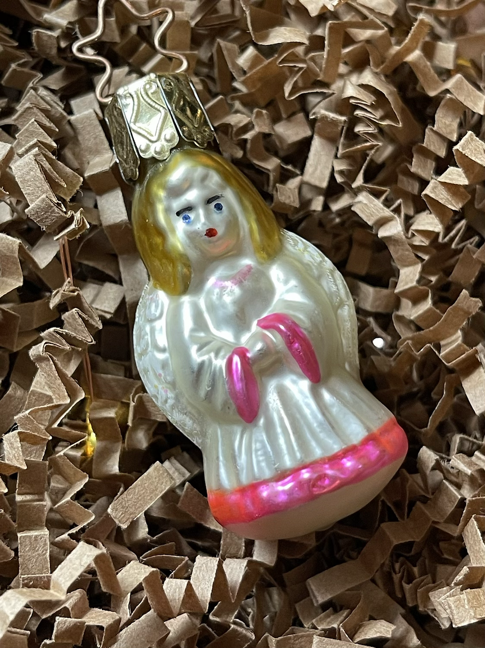 Thumbnail: Vintage Inge-Glas • Miniature Angel Bright Pink