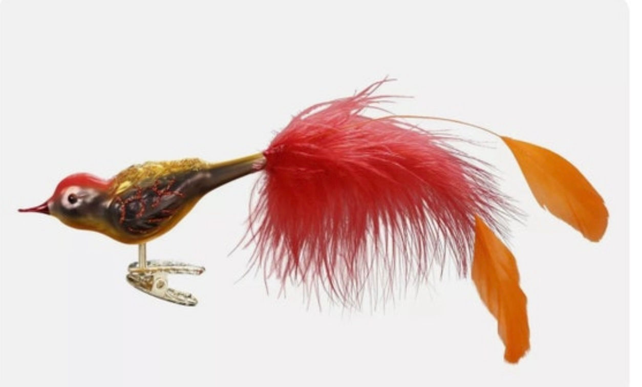 Flash Dancer Bird German Glass