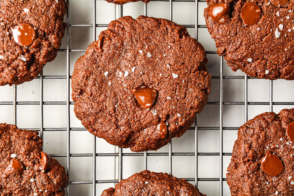 Chocolate Almond Cookies with a Spicy Twist