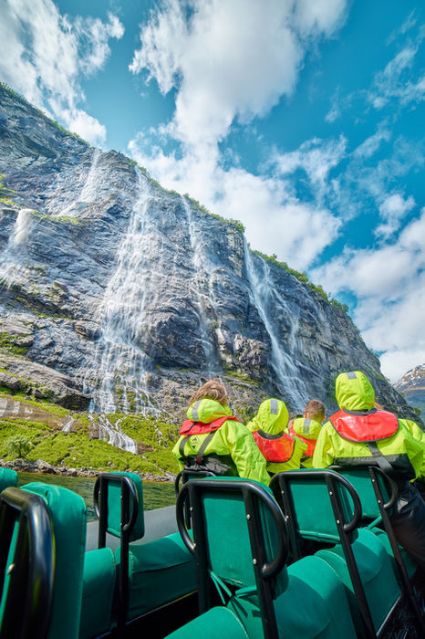 See the fjords in Geiranger