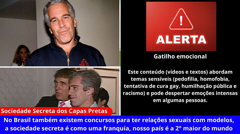 Em depoimento vítima de pedofilia conta como foi abusada e como a Sociedade Secreta dos Capas Pretas atuam no Brasil e qual a relação com o caso do cão orelha