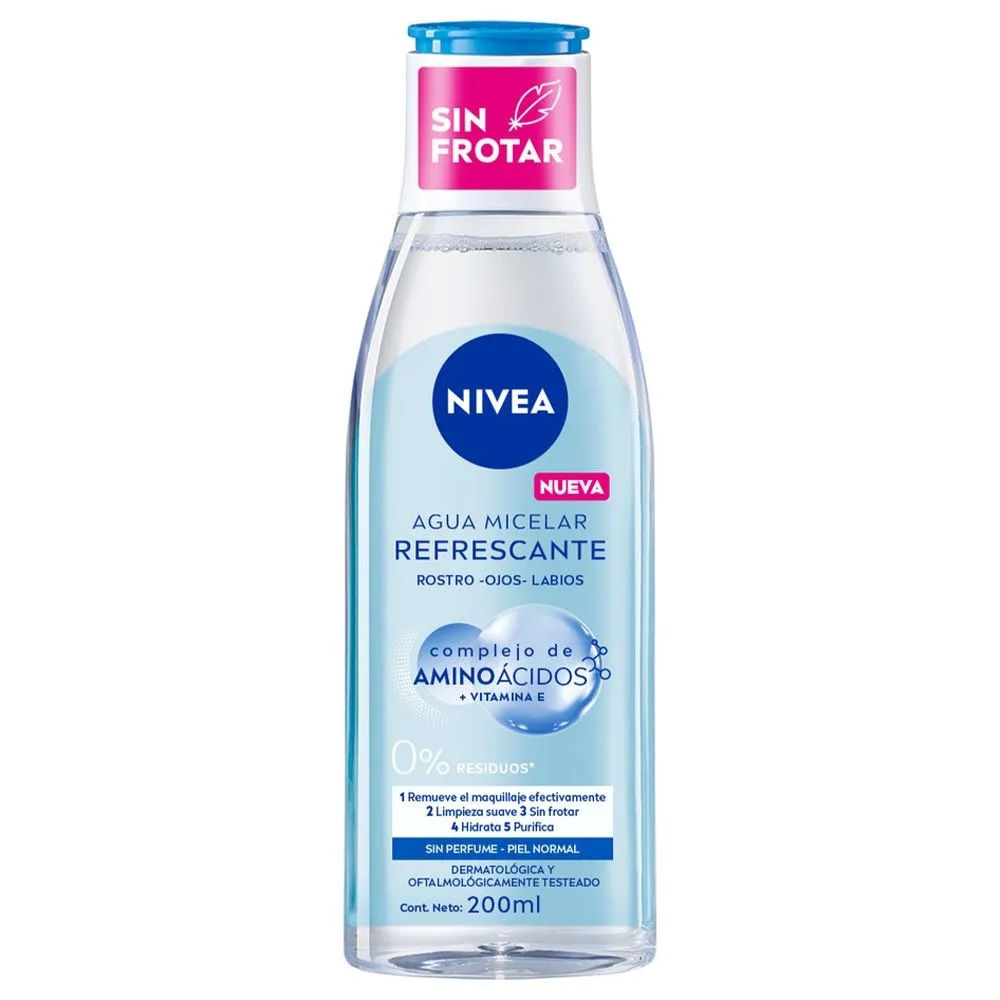 Nivea Agua Micelar 5en1 Refrescante Piel Normal x 200 ml