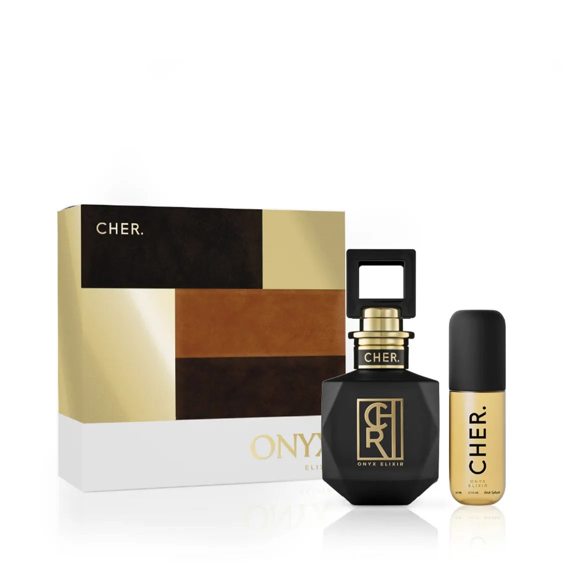 Cofre Cher Onyx Elixir (EDP x 100 ml + Body Splash)