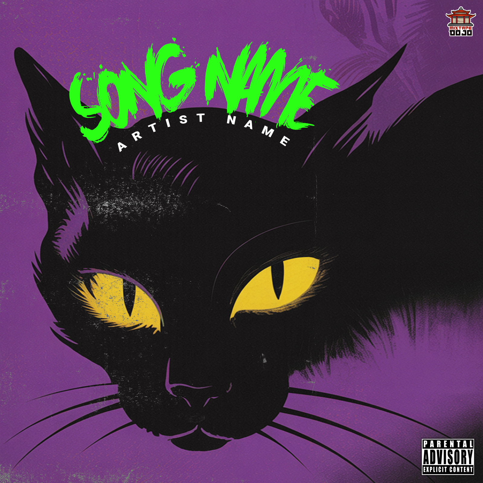 The Black Cat - Premade Cover Art