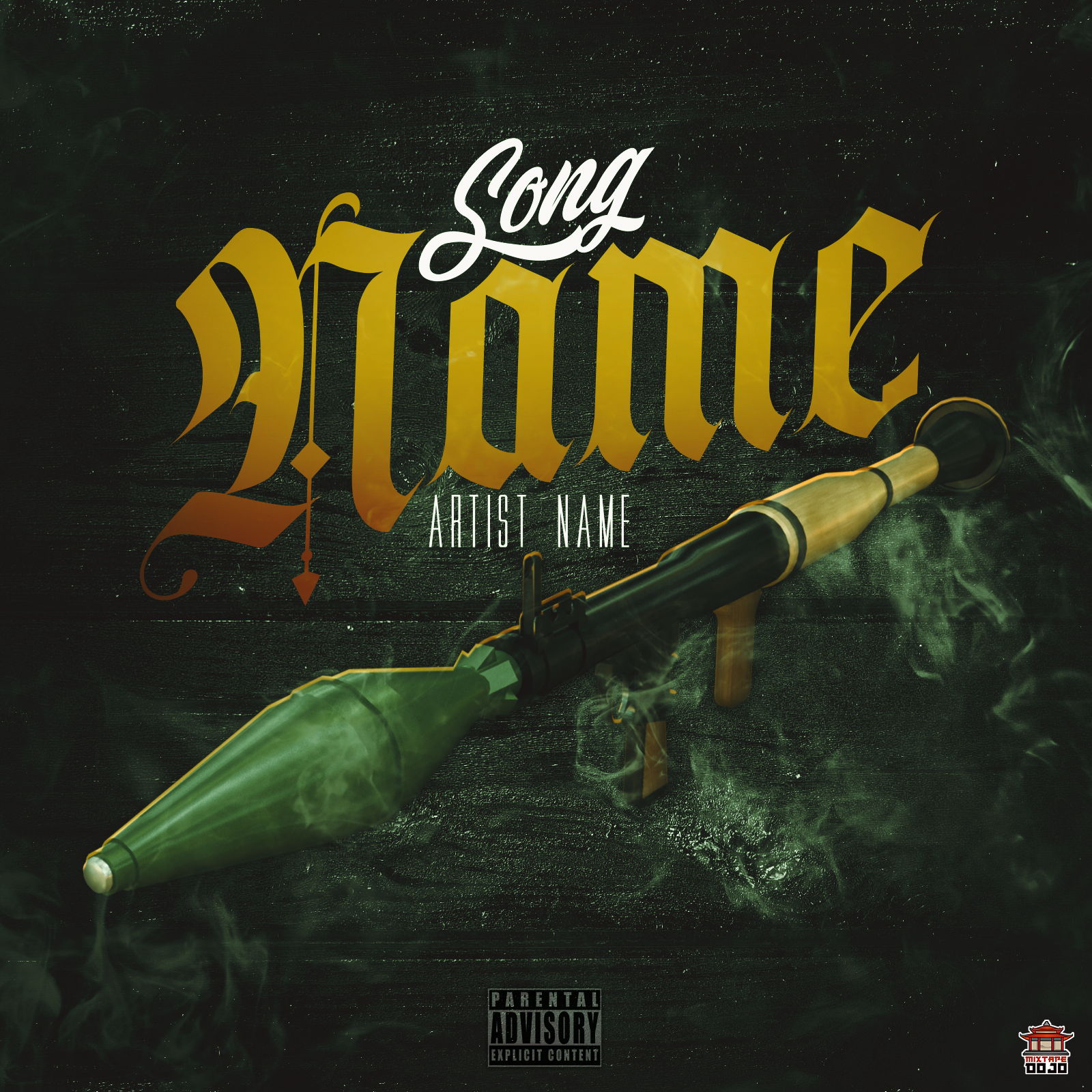 Big Guns Only · Premade Mixtape Cover
