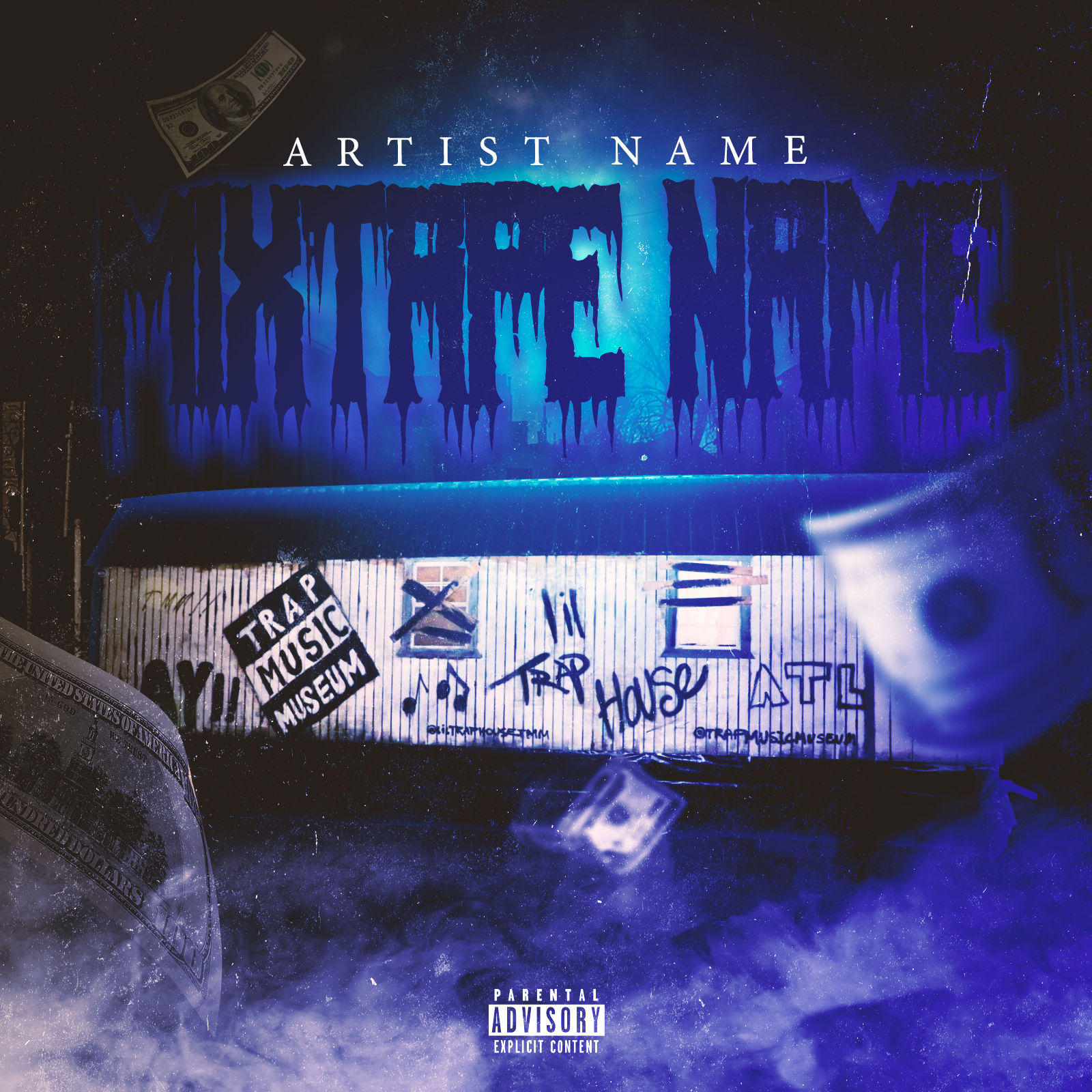 TRAP SHOP PREMADE MIXTAPE COVER