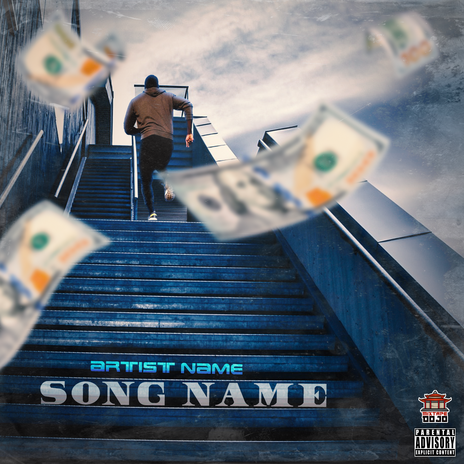Running Up · Premade Mixtape Cover