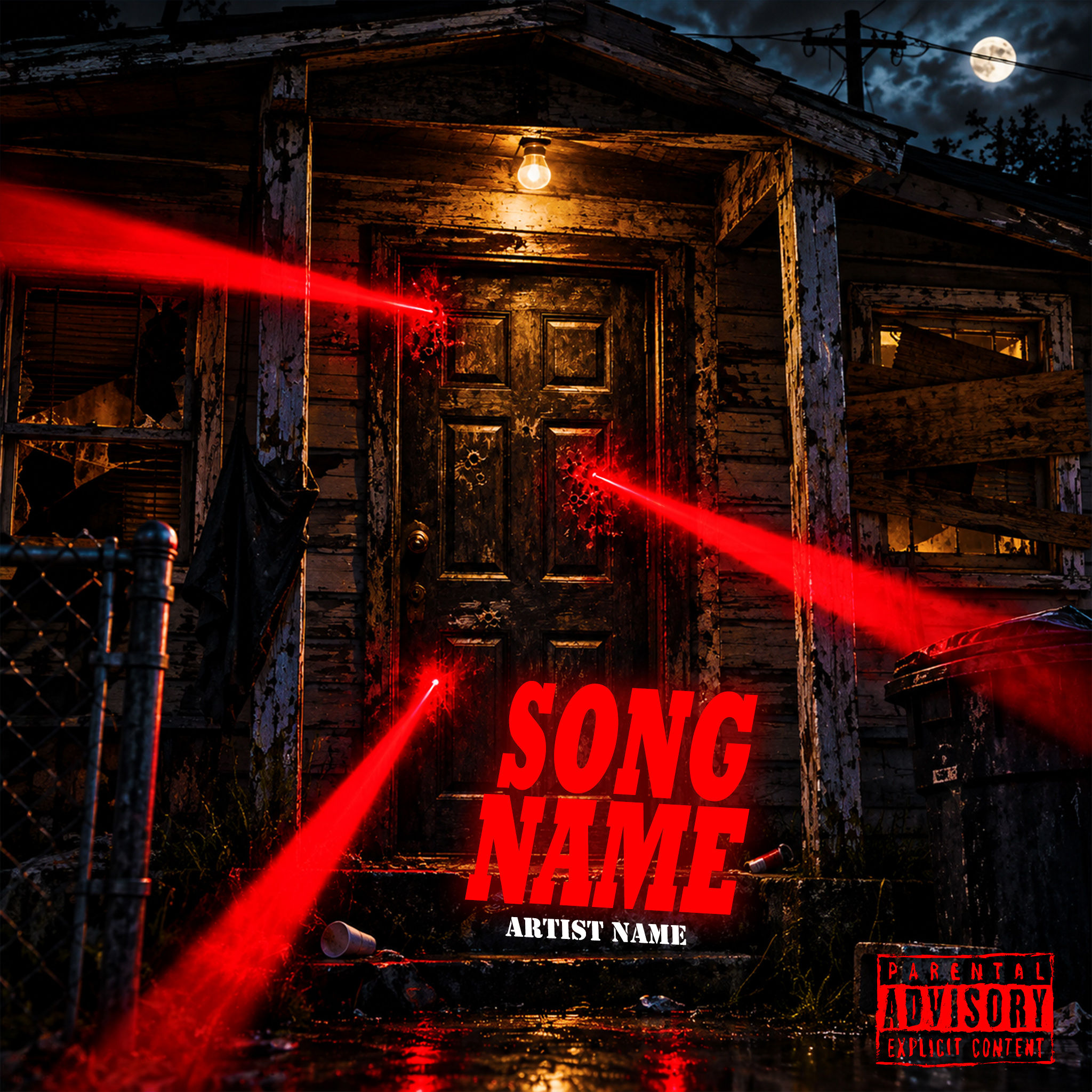 Red Shots - Premade Cover Artwork