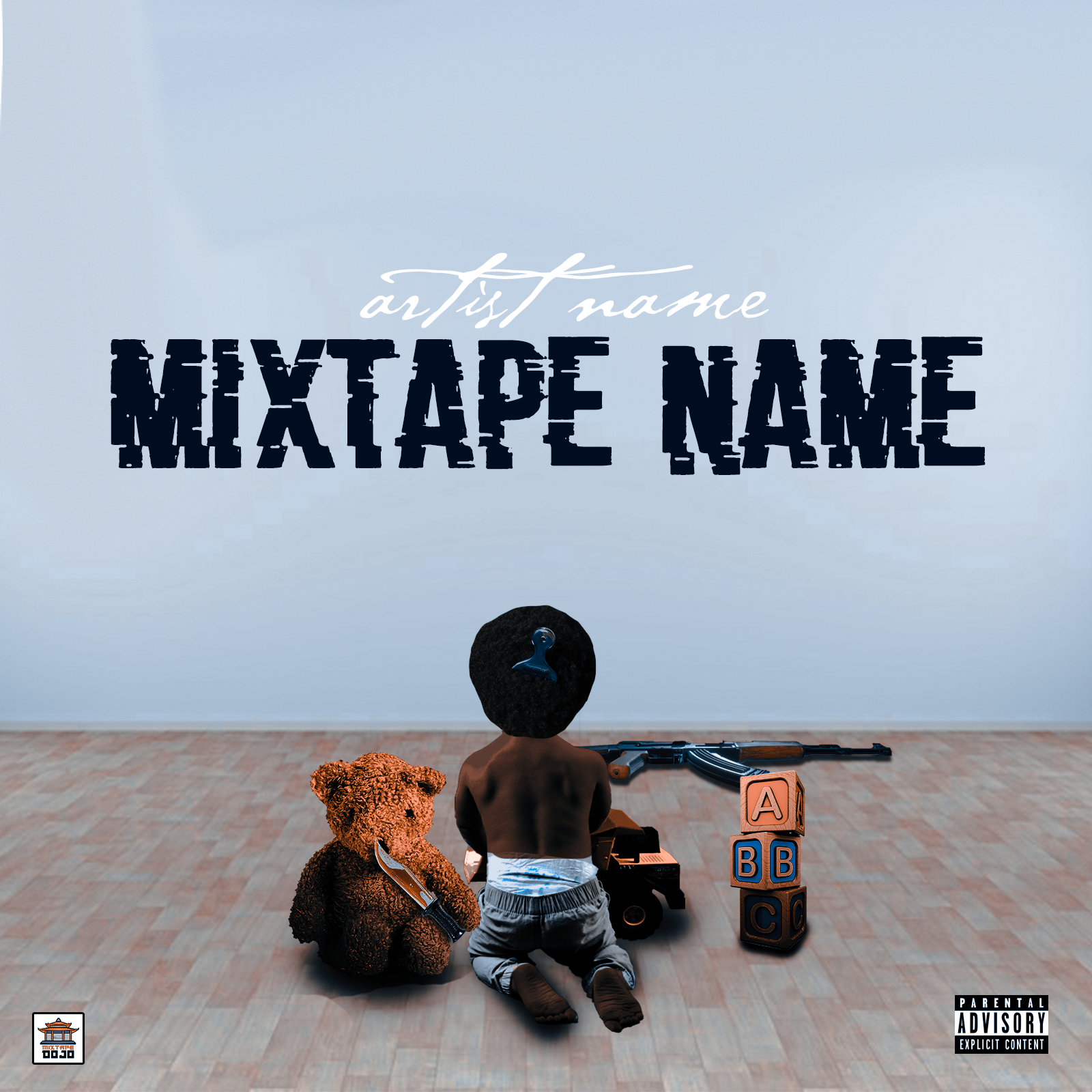 GANGSTA BABY MIXTAPE COVER PREMADE