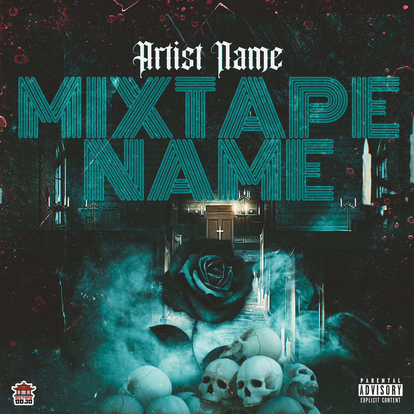 Skully Room Mixtape Cover Premade