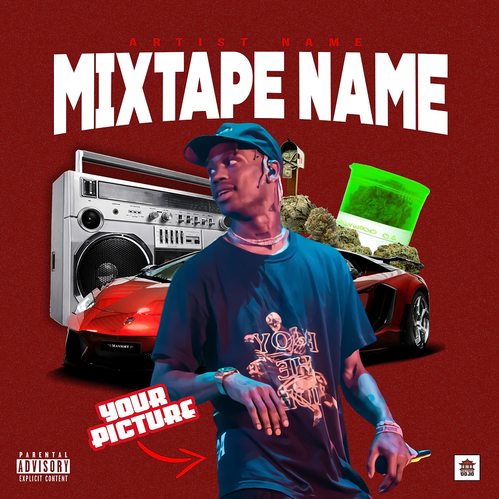 LUXURY RAPPER MIXTAPE COVER PREMADE