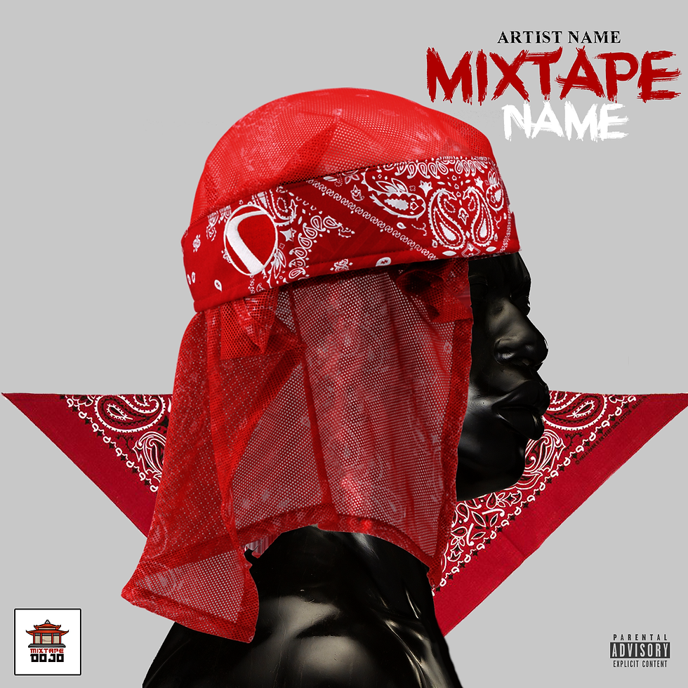 RED BANDANA MIXTAPE COVER PREMADE