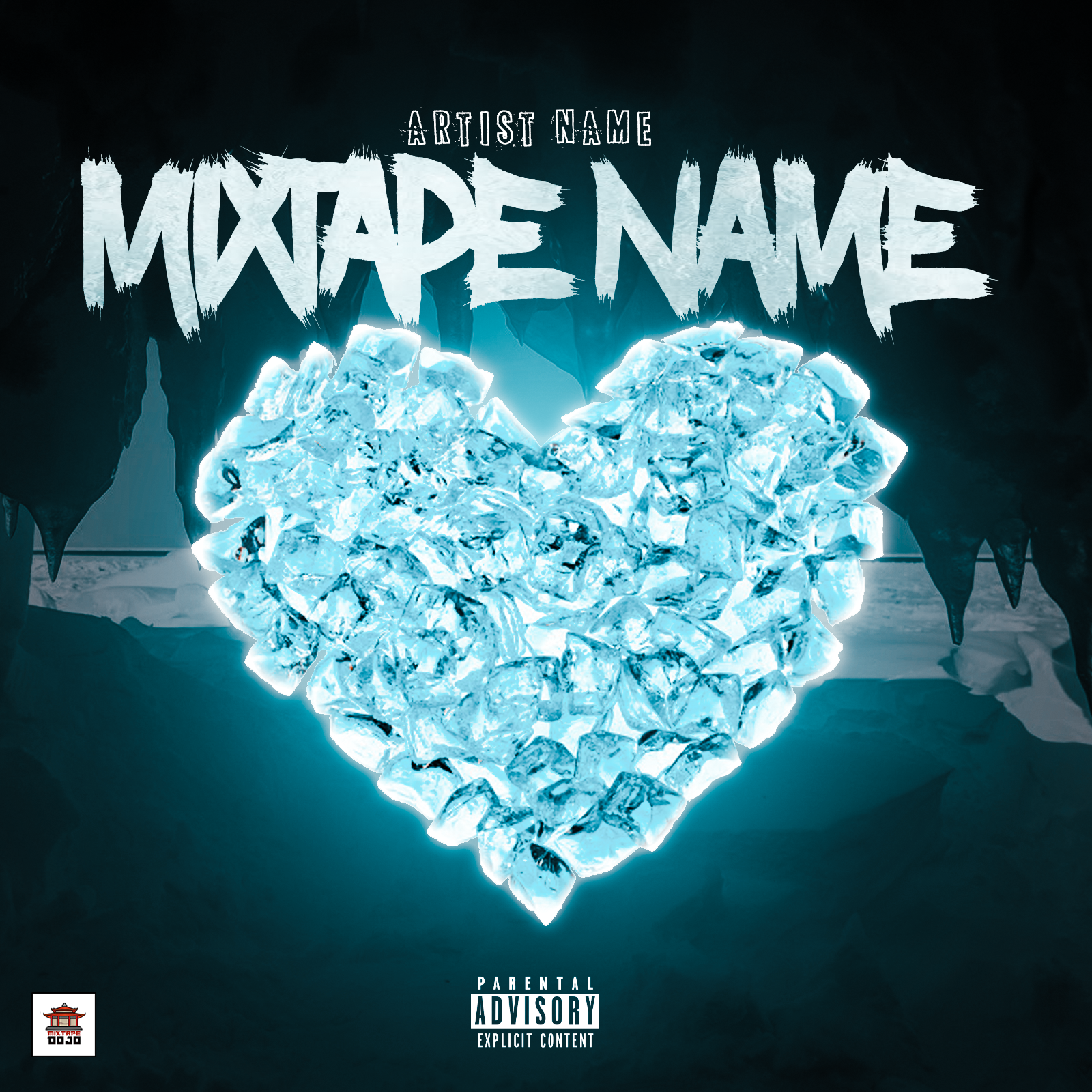 Cold Hearted Premade Mixtape Cover