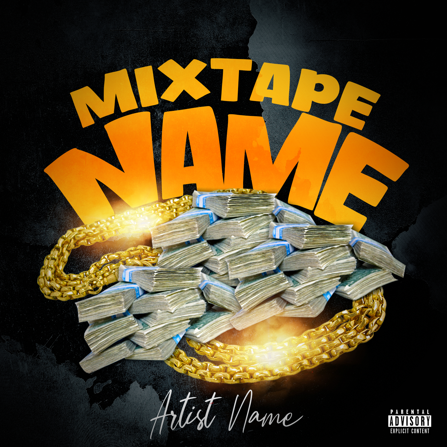 Gold Chain Talk - Premade Cover Art