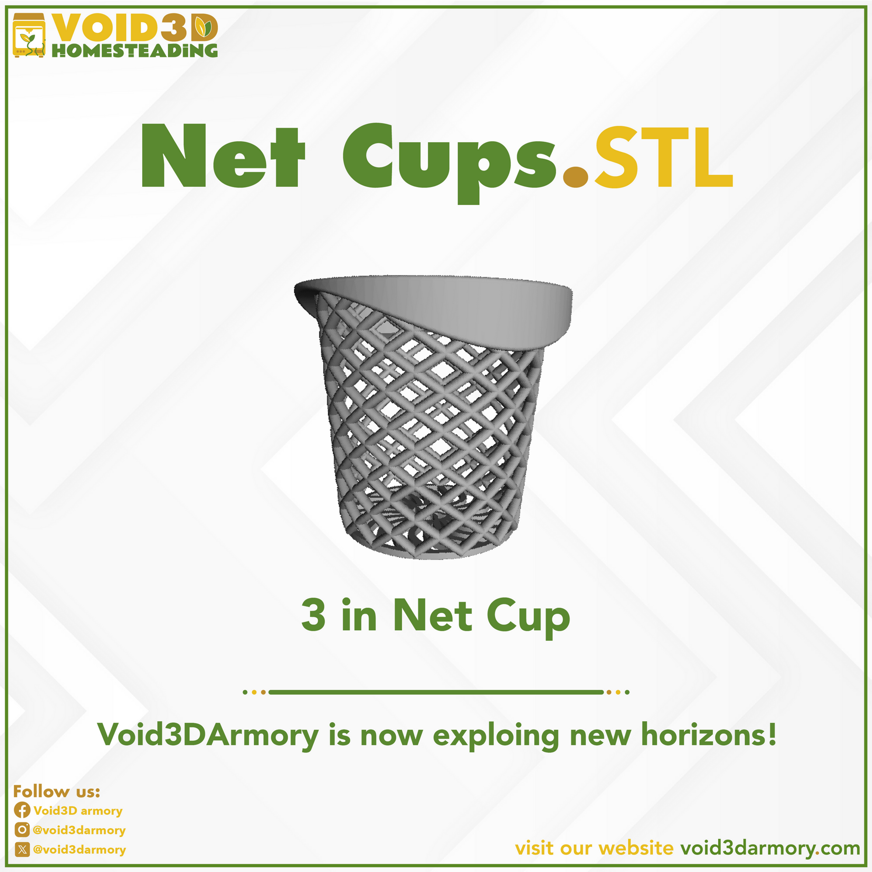 Void3DArmory Homesteading's 3 in Net Cup