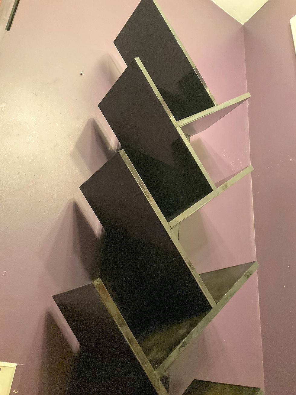 Miniatura: Nine Tier Black Tree style bookshelves (left/right)