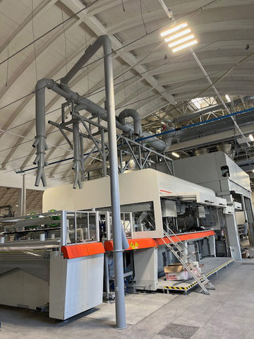 Montaggio pressa continua comprensiva di utenze