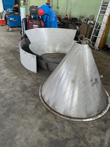 Realizzazione tramoggia di caricamento