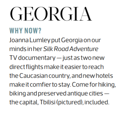 Sunday Times Travel, Feb 2019