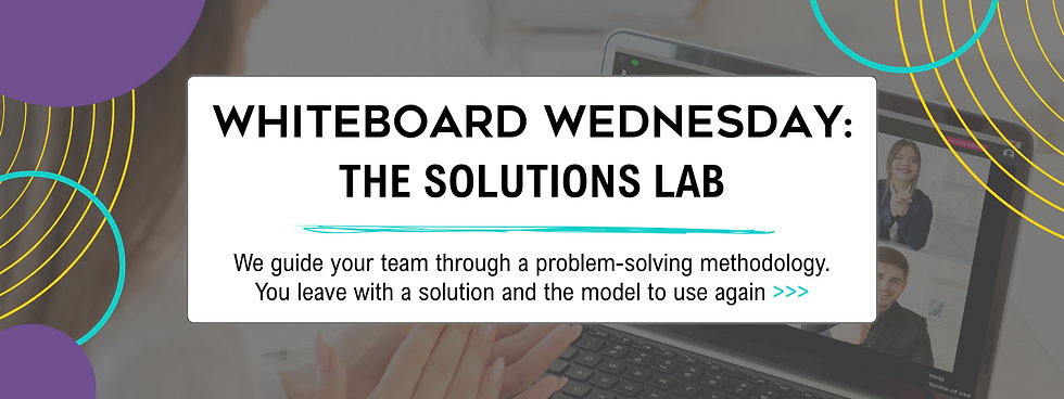 Whiteboard Wednesday: the problem-solving solutions lab