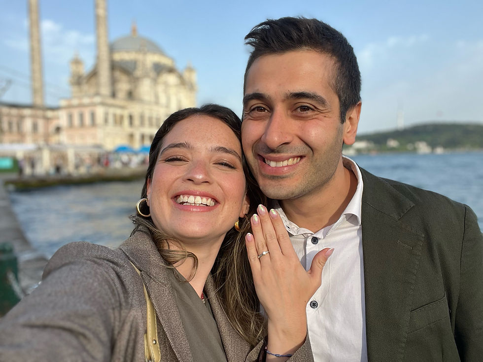 Edu y Gabriel en Estambul