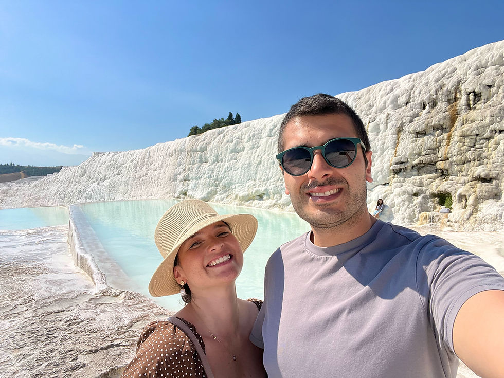 Edu y Gabriel en Grecia