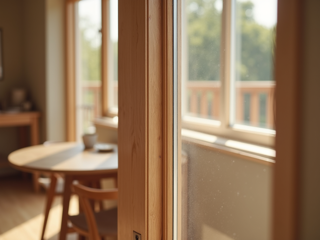 Close up detail of high-quality sustainable wood joinery used in pet habitats.