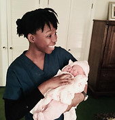 V.Adeyeye one of the midwifery assistants