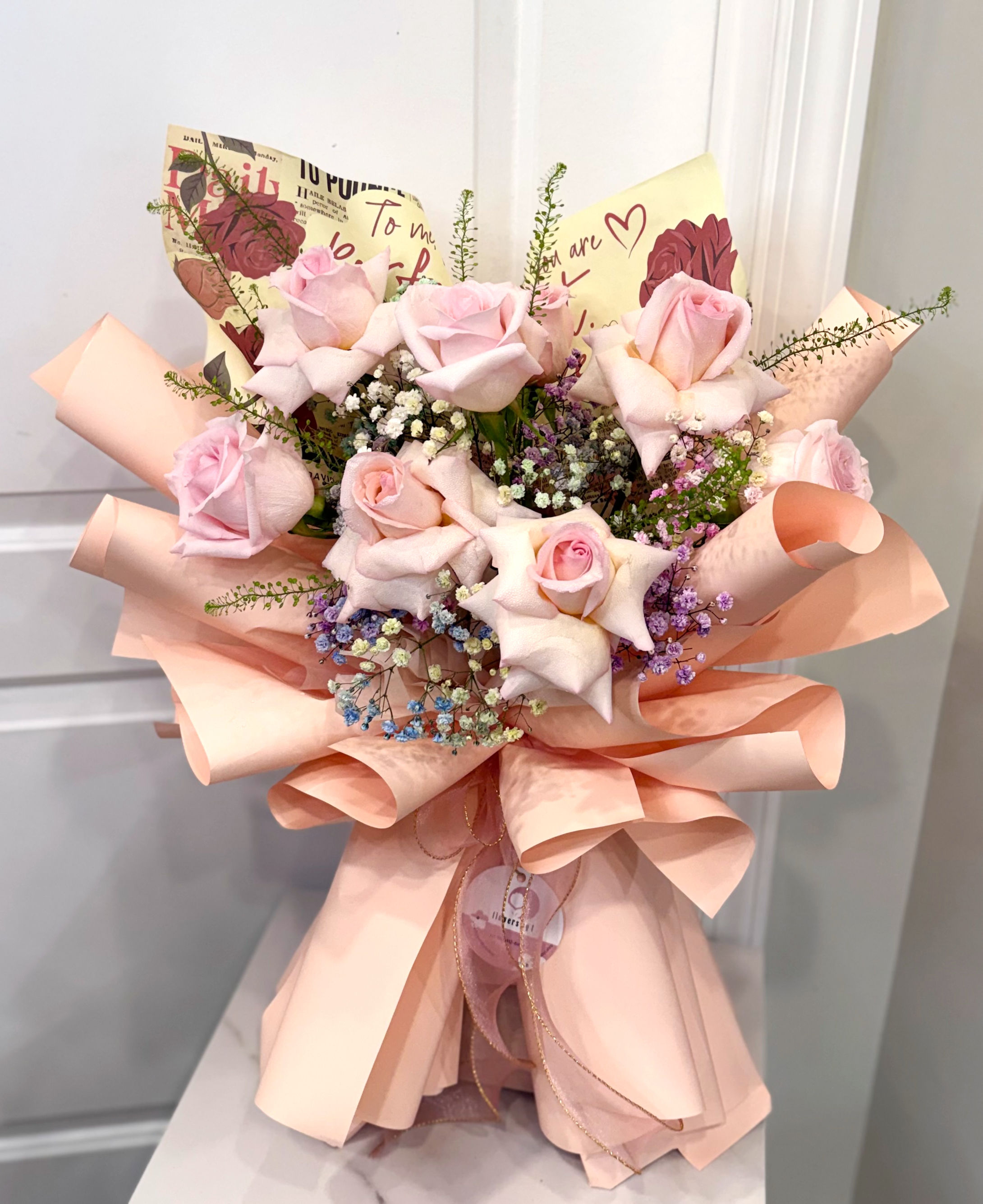 Valentine's Day Special Bouquet- Pink Rose
