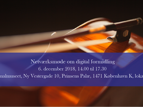 DEOO netværksmøde om digital formidling