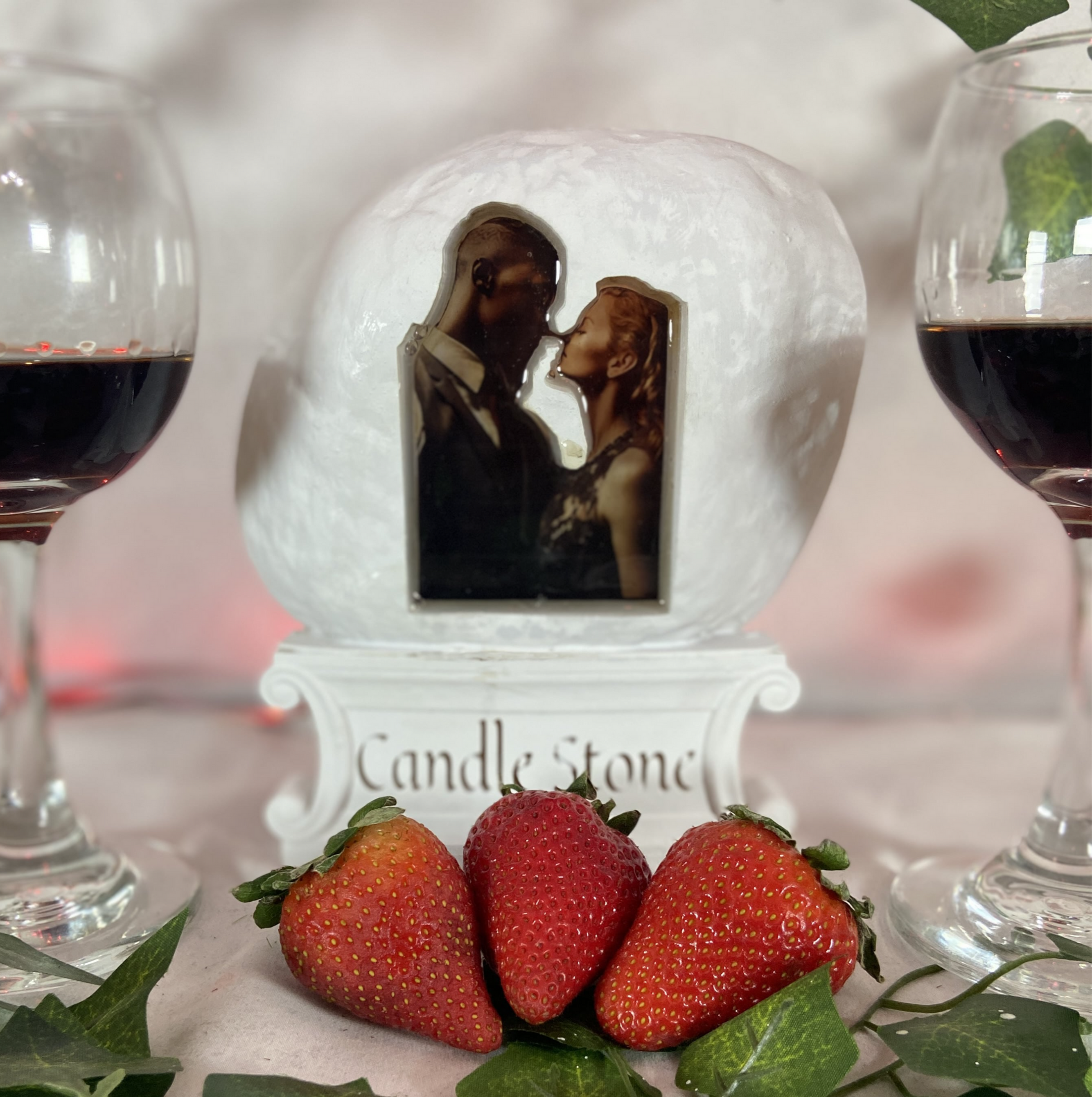 Picture Candle Stones
