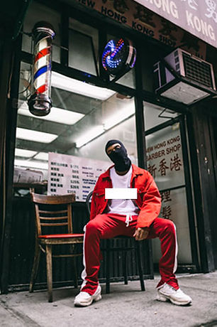 Gang Member in Red Suit