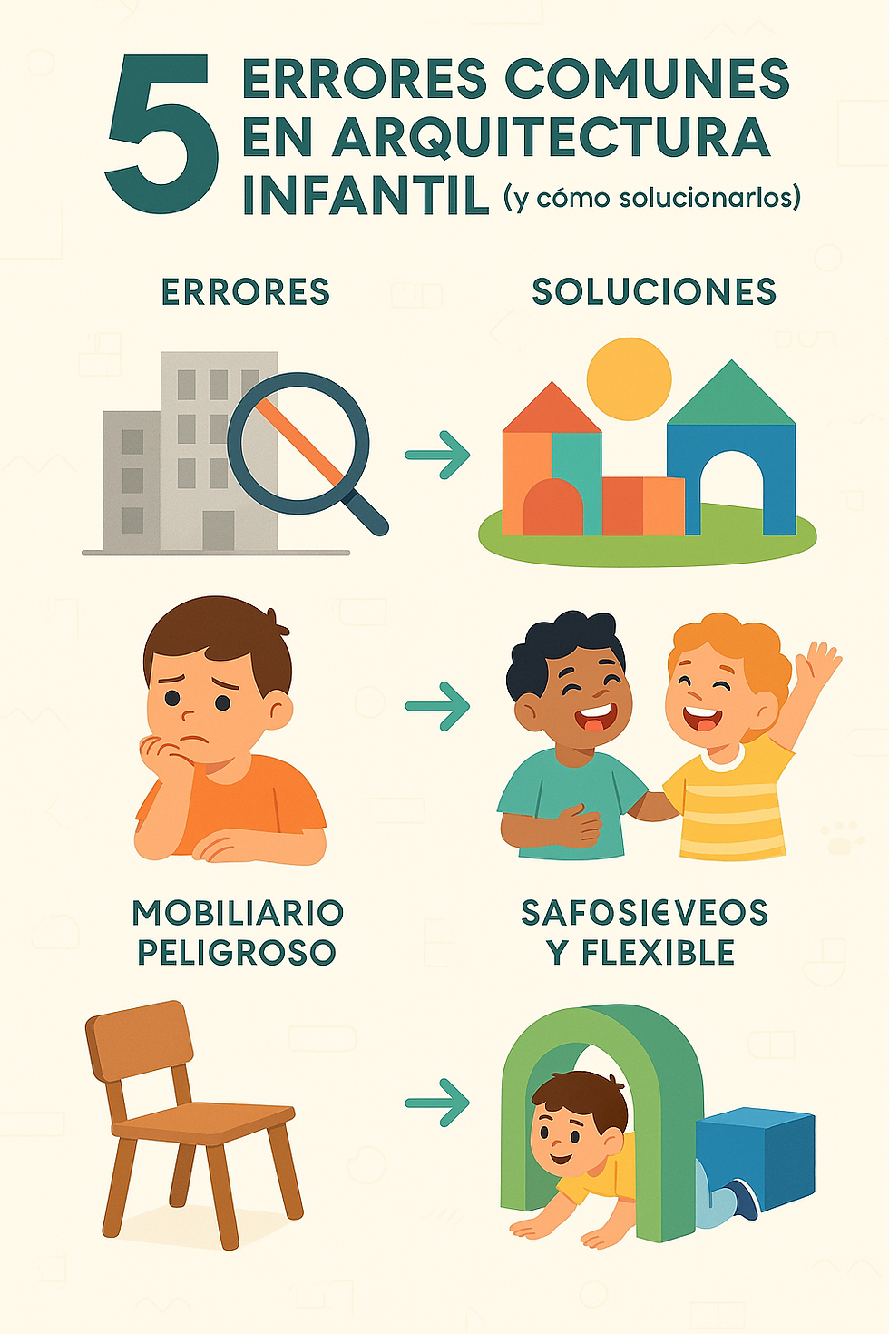 📚 5 Errores Comunes en Arquitectura Infantil (y Cómo Solucionarlos)