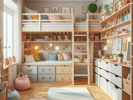 Espacios pequeños, grandes ideas: Cómo aprovechar cada rincón en la habitación de tus hijos