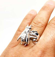 ミツバチのシルバーリング