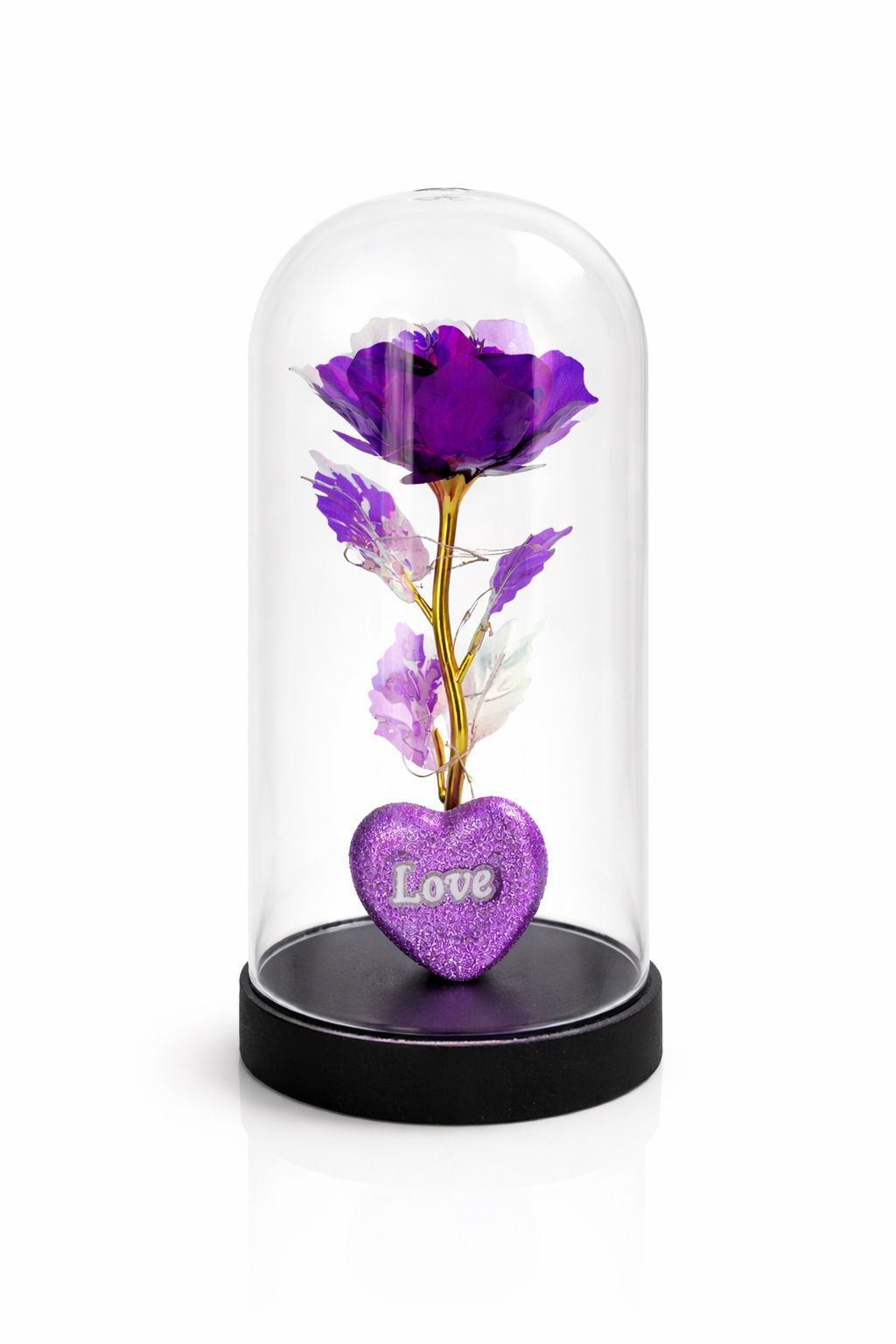 Adorno de Mesa / Flor con Luz