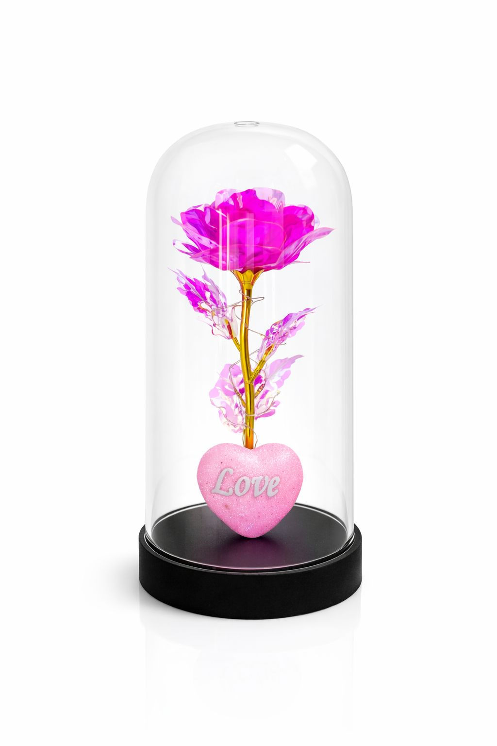 Adorno de Mesa / Flor con Luz