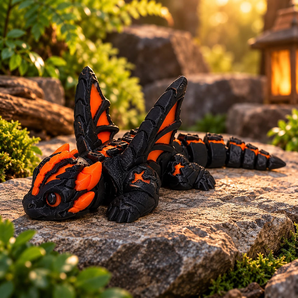 Thumbnail: Dragon Fire - Mini Articulate Dragon