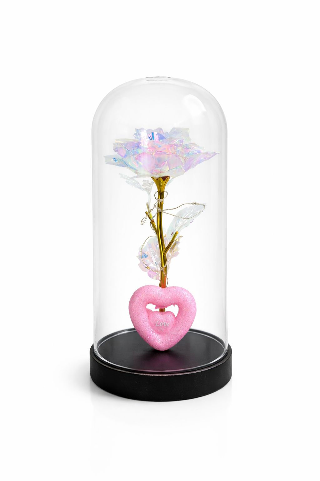Adorno de Mesa / Flor con Luz