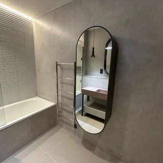 Bathroom Microcement Wall