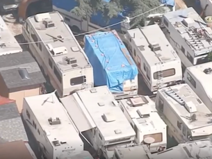 Los residentes del campamento de casas rodantes de Gardena se mudaron a viviendas provisionales en l