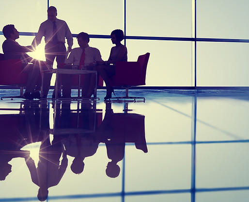 Business associates meeting