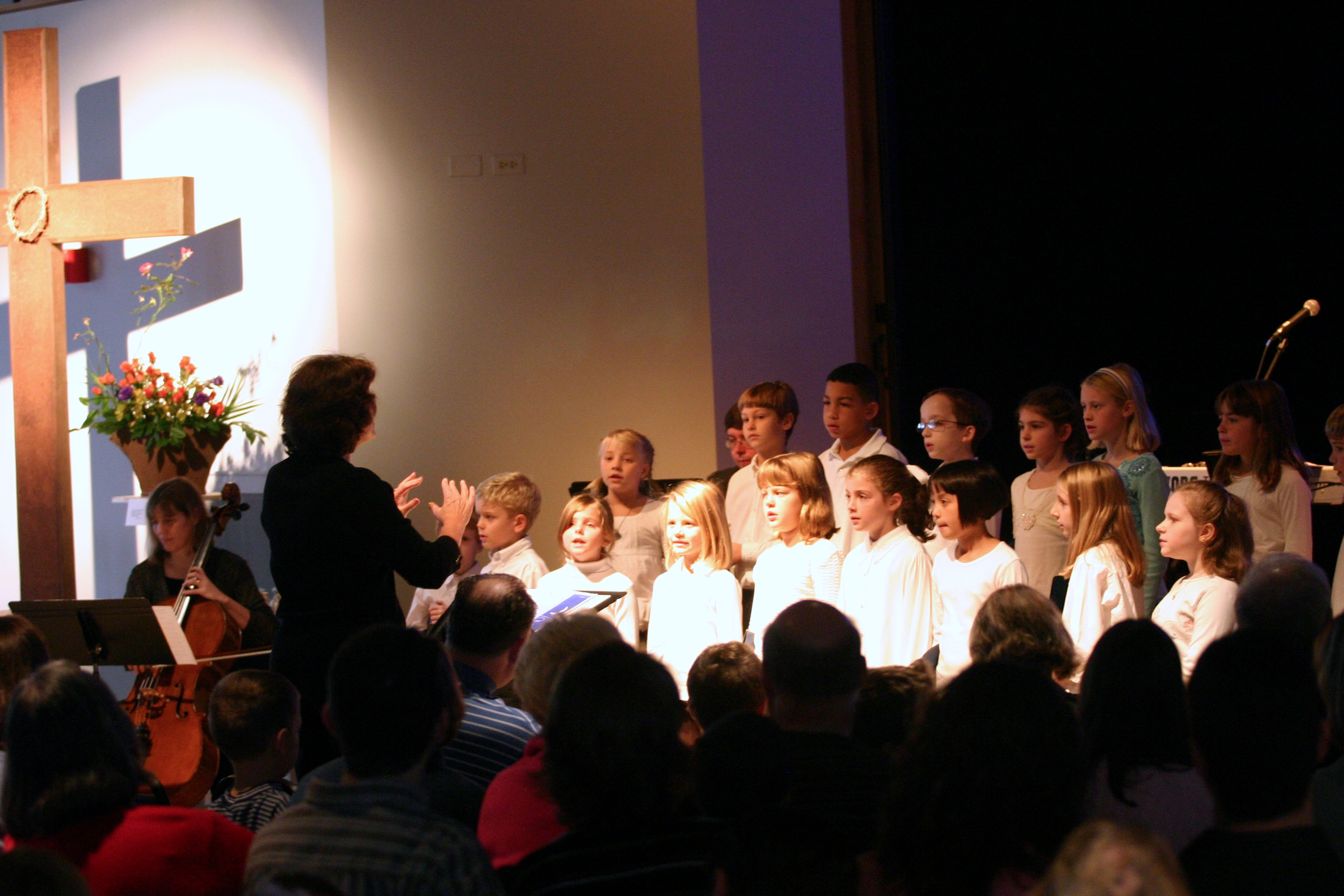 First year directing the Junior Choir at First Presbyterian Church