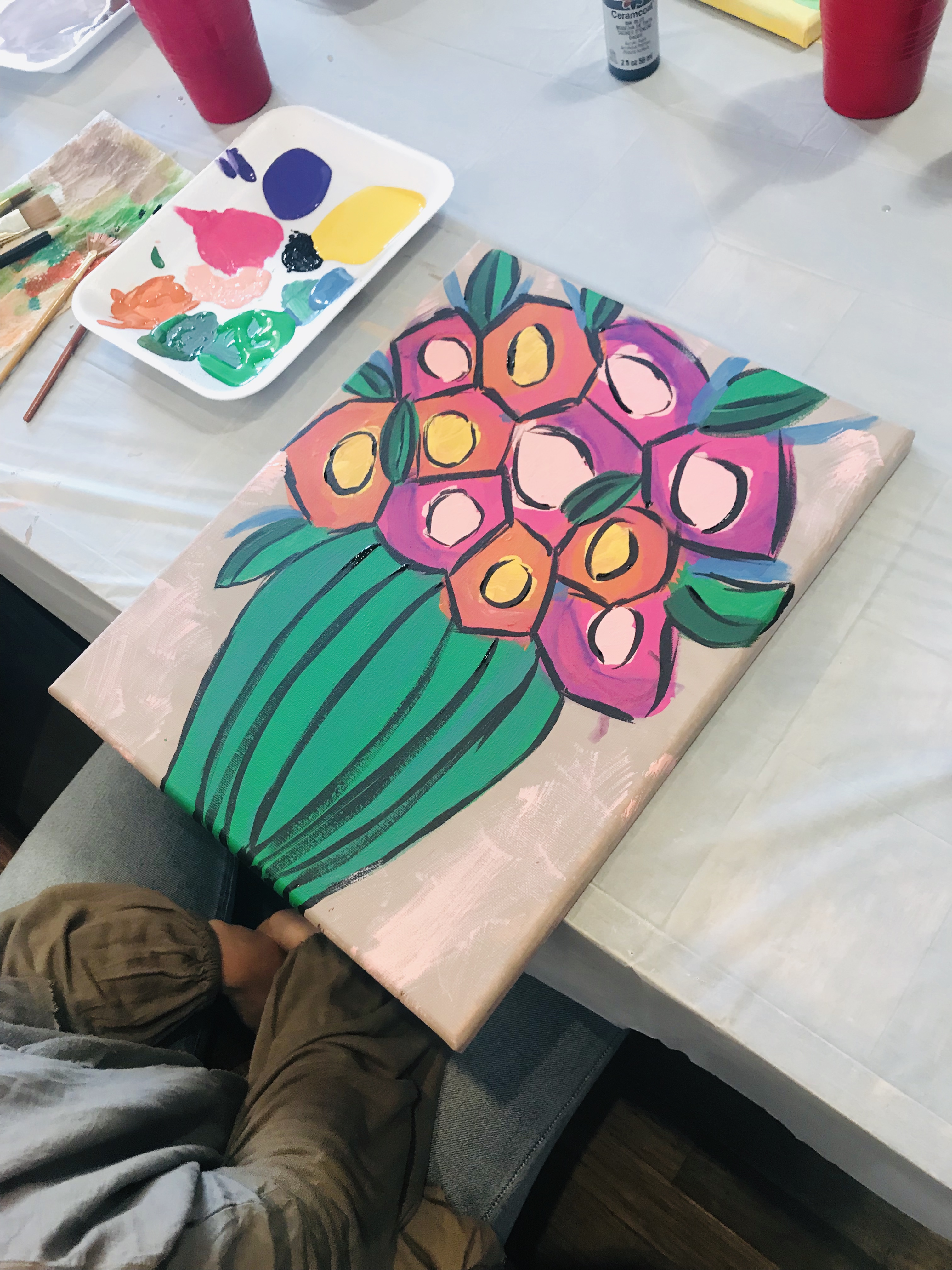 Coffee & Canvas at Hardy Coffee Co.