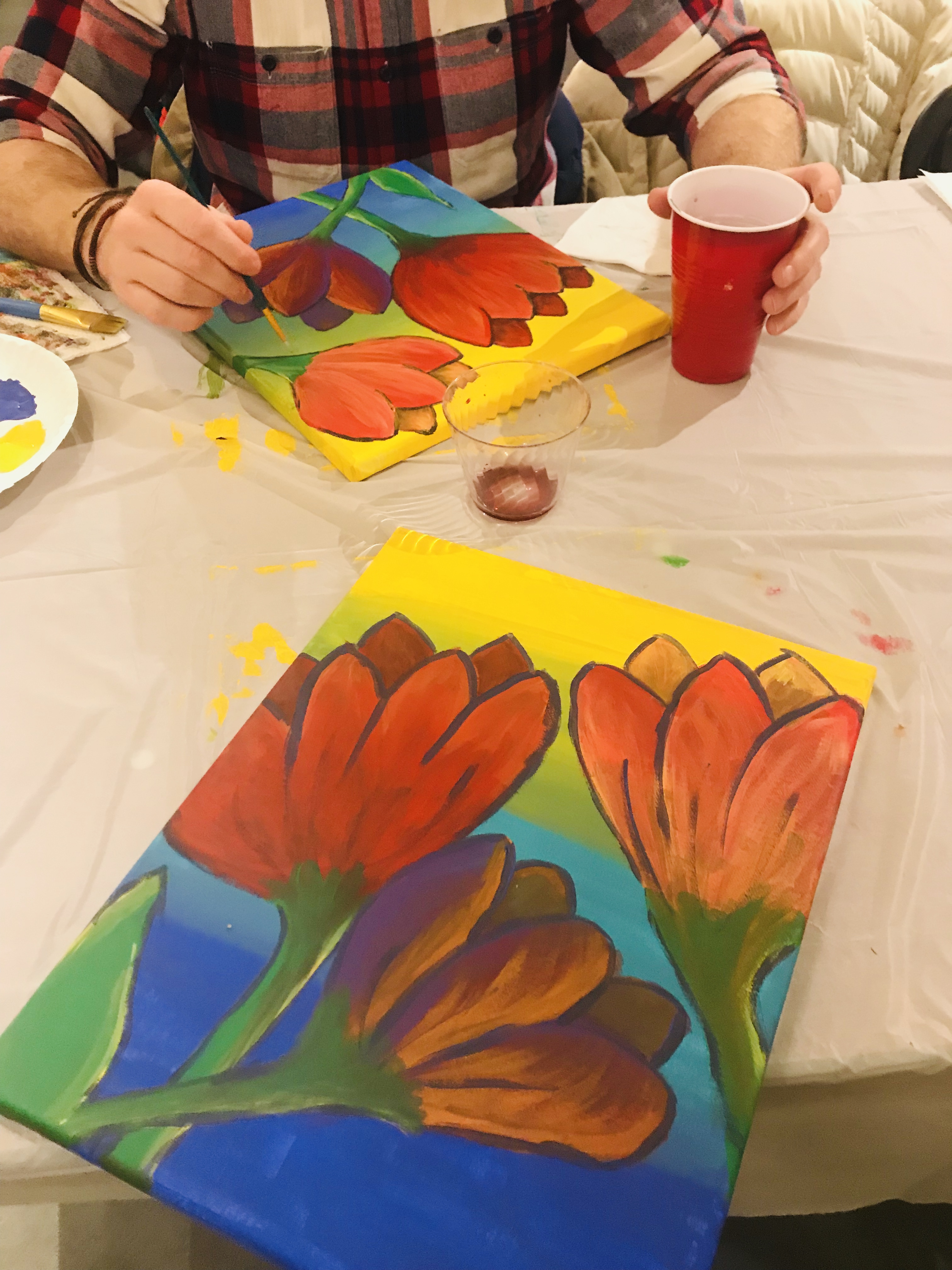 PAINT & WINE NIGHT AT REVIVAL