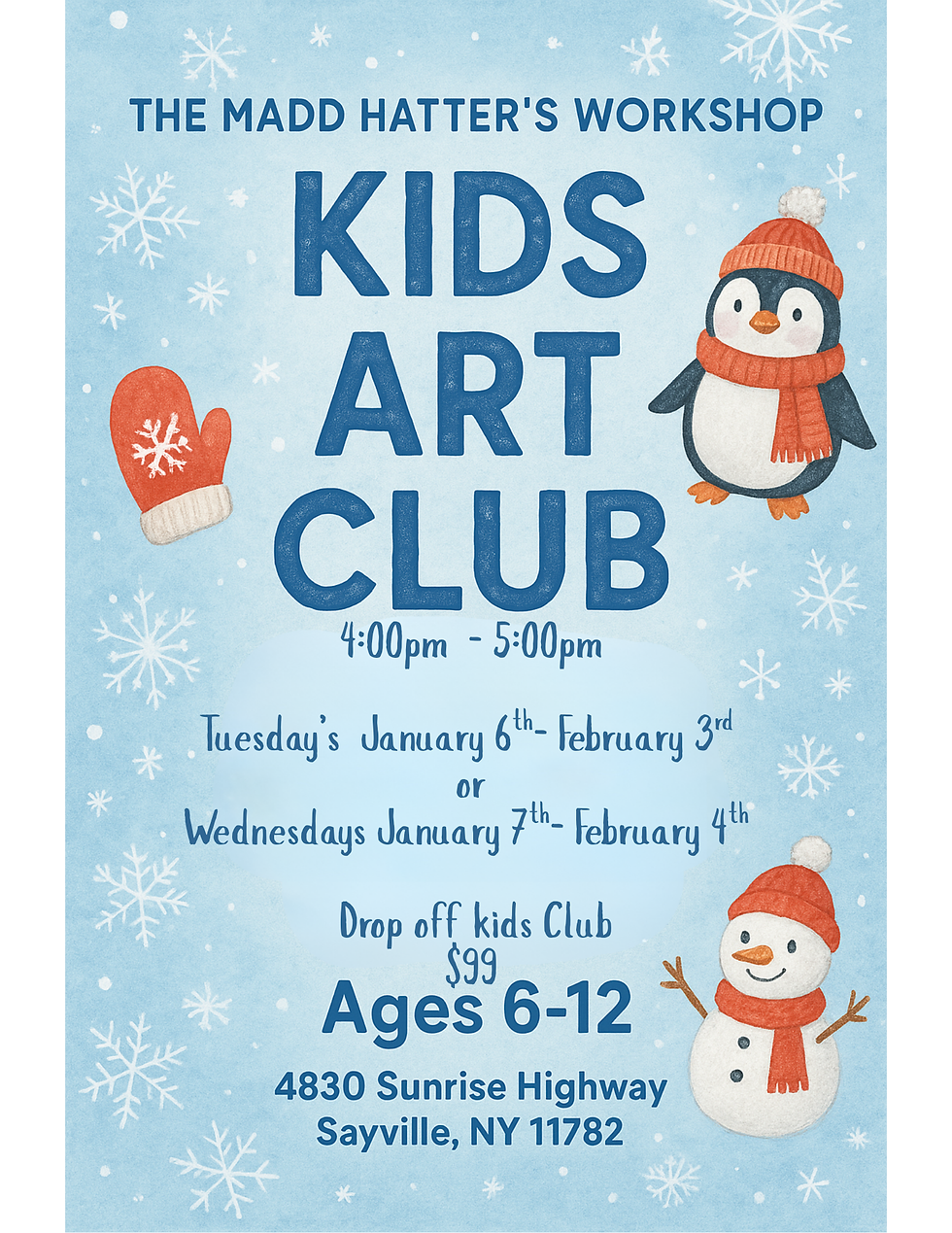 Winter Kids Art Club