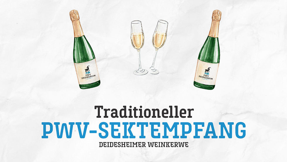 Traditioneller Sektempfang auf der Deidesheimer Kerwe