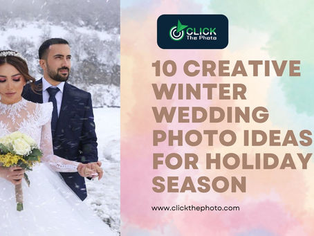 10 Creative Winter Wedding Photo Ideas for Holiday Season
