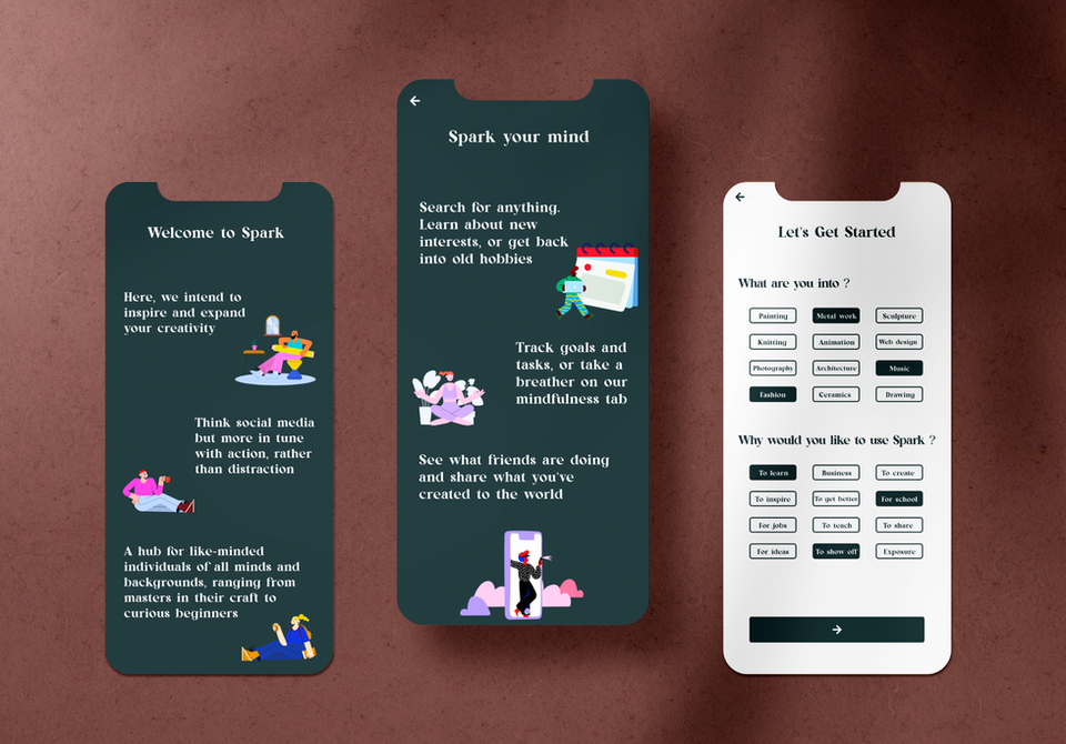 Spark App UX Design